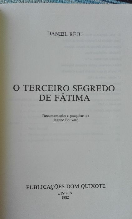 O terceiro segredo de Fátima