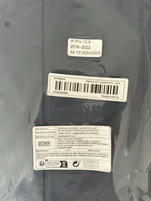Чохол на IPad Pro 12,9 2018-2022 Air 13 2024/2025