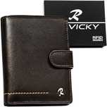 elegancki portfel męski z ochroną rfid - rovicky