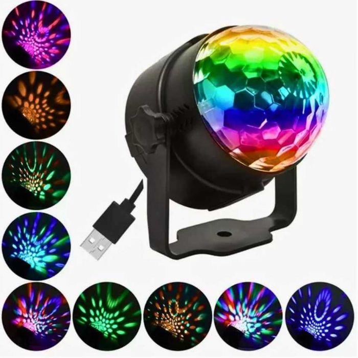 Luz Led com Caixa de Som Bluetooth