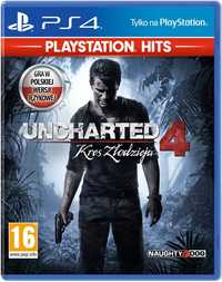 Gra PS4 PlayStation HITS Uncharted 4: Kres Złodzieja