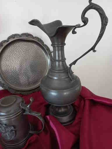 Estanho - peças antigas