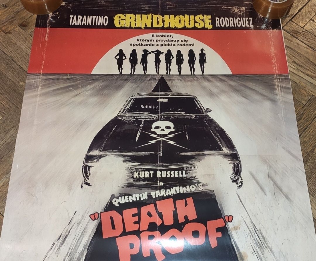 Death proof grind house Tarantino Plakat filmowy kinowy oryginalnym