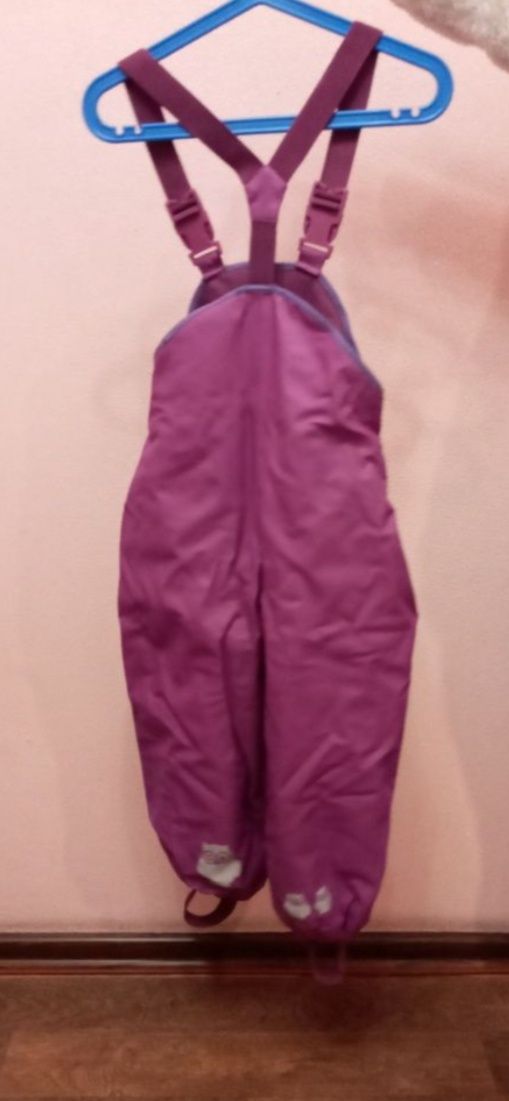 Комплект дождевик-куртка + комбез для девочки