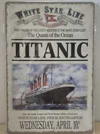 Cartaz  viagem do Titanic