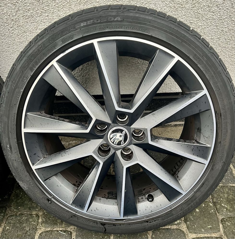 Koła letnie skoda kamiq rapid scala fabia  5x100 r17 rs