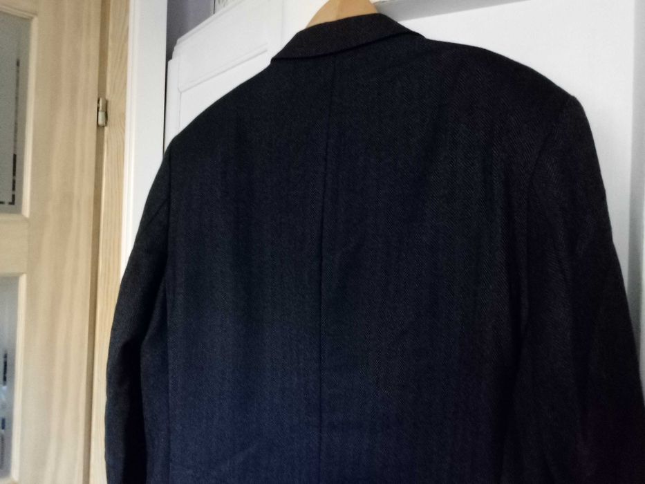 jak NOWA wełniana M&S angielska marynarka męska woolmark