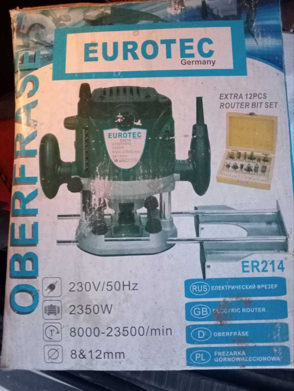 Електричний ФРЕЗЕР EUROTEC - 2350W(8000-23500\min)
