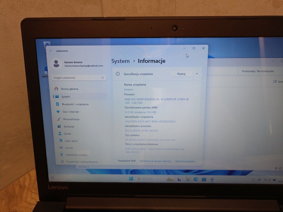 Laptop Lenovo Ideapad 310-15ABR