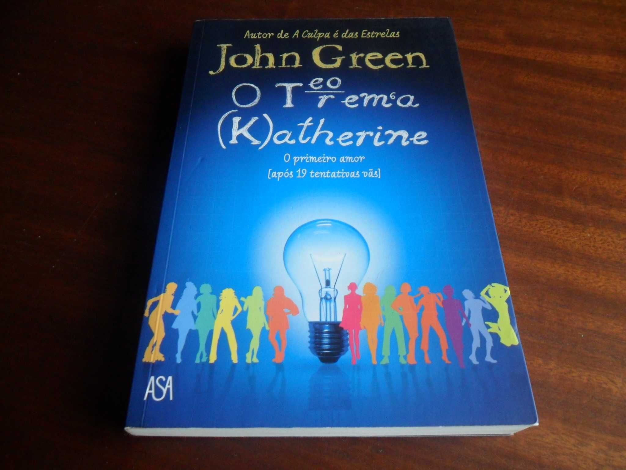 "O Teorema de Katherine" de John Green - 1ª Edição de 2014