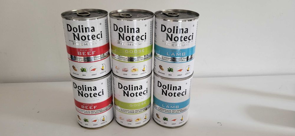 Dolina Noteci Premium, puszki 16x400g, mix wołowina gęś jagnięcina