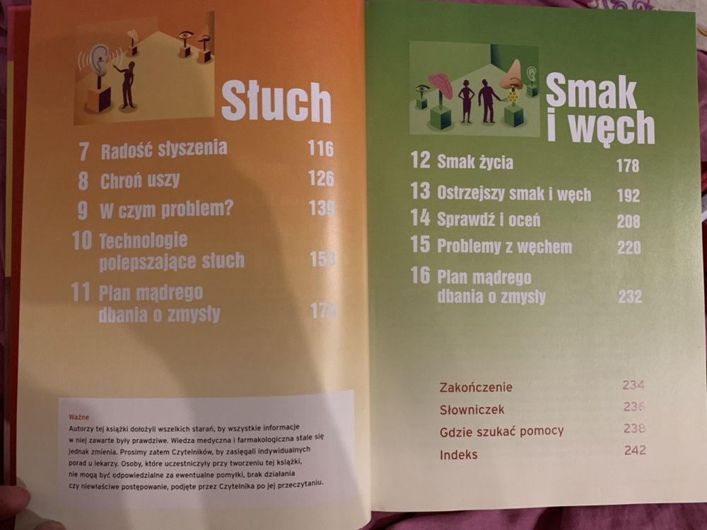 Książka „Jak dbać o wzrok, słuch, smak i węch”