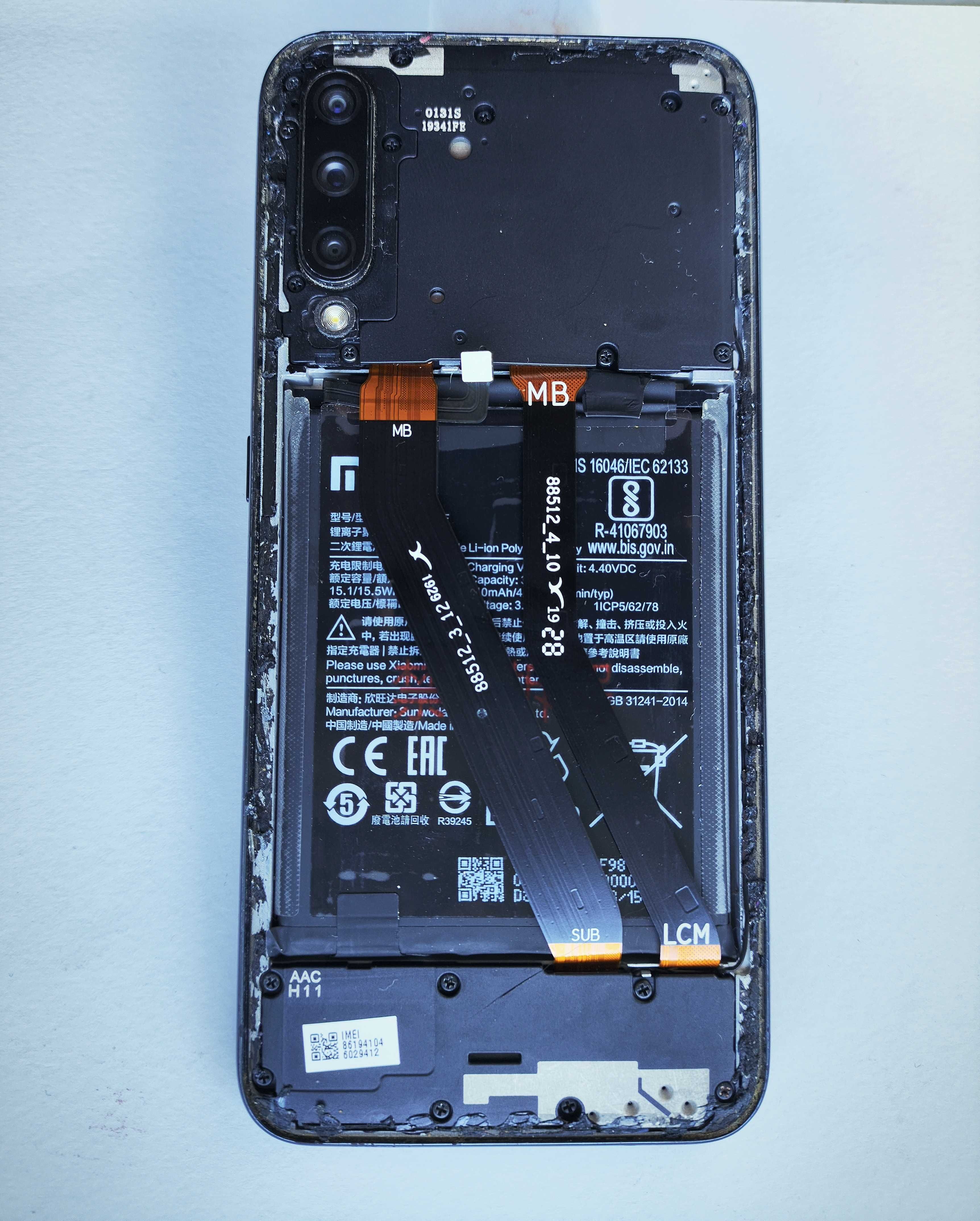 Xiaomi Mi A3 смартфон на запчастини