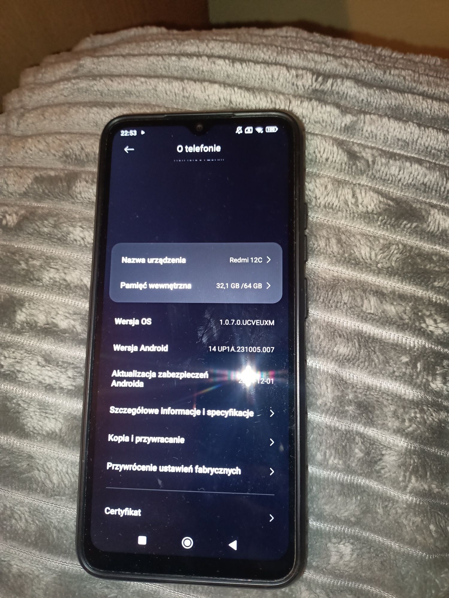 Redmi 12 C smartfon