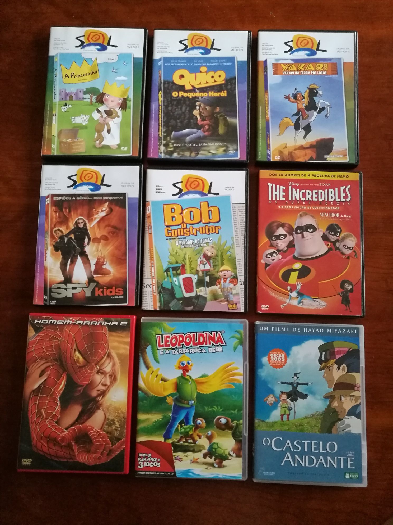 VHS e DVD Animação e Super Heróis
