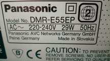 PANASONIC DMR-E55EP /// Części // dvd/ elektronika