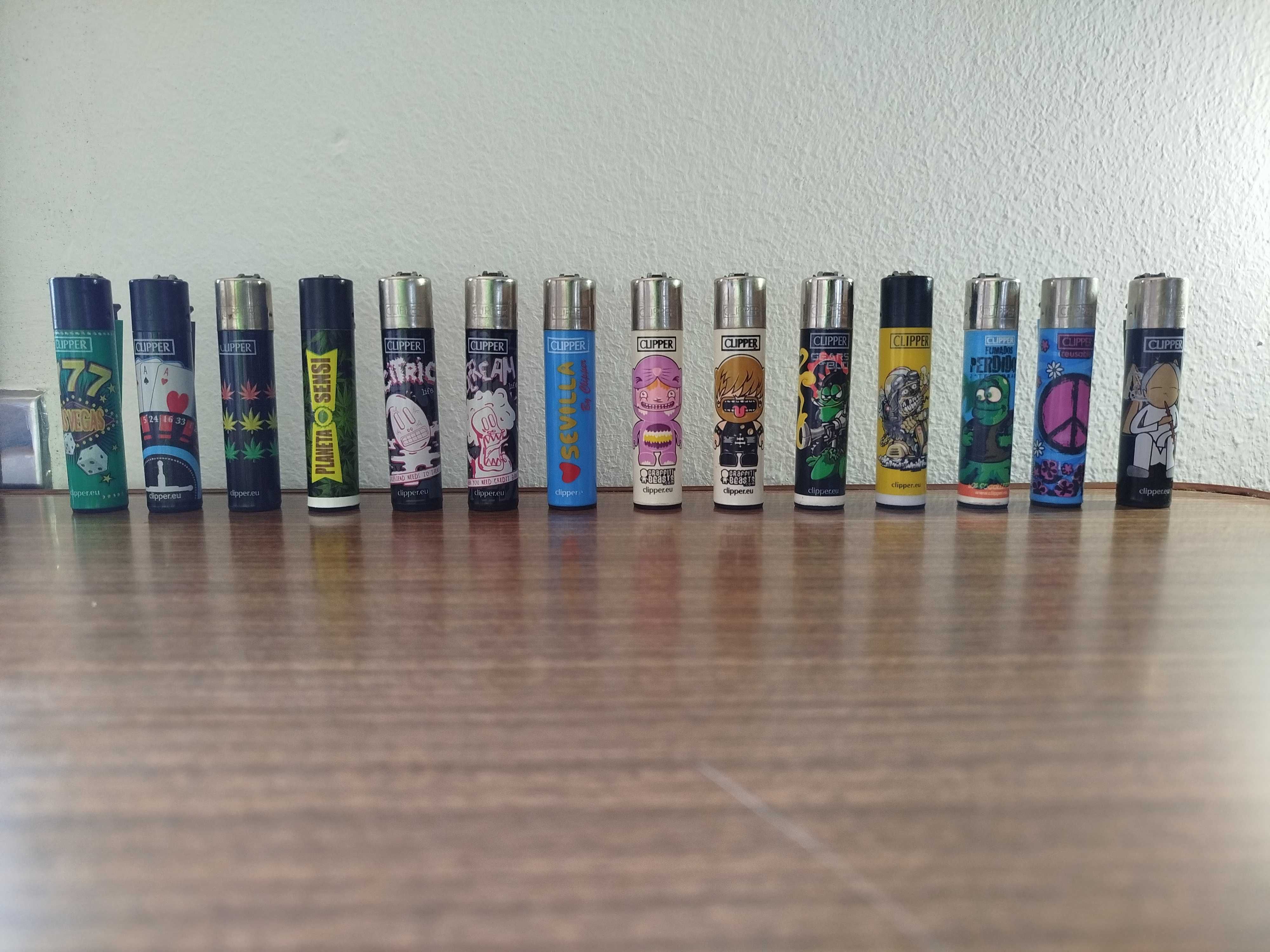 Isqueiros da Marca Clipper