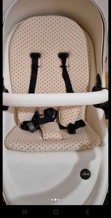 Mima Xari 2w1 Rose Gold Snow White wózek spacerowy gondola