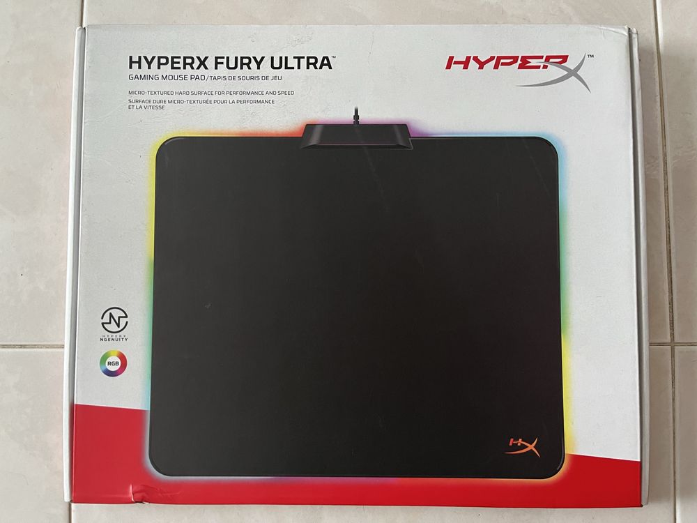 Tapete Rato HyperX Fury Ultra RGB