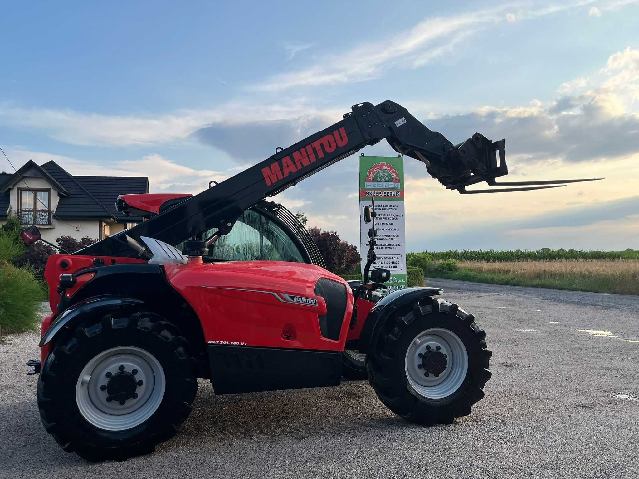 Ładowarka Teleskopowa Manitou MLT 741-120 V+ 2018 rok Widły Deutz Jcb