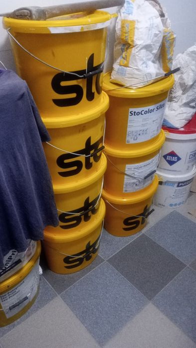 STO Силіконова фасадна фарба,грунт,пісковий,анти грибковий.