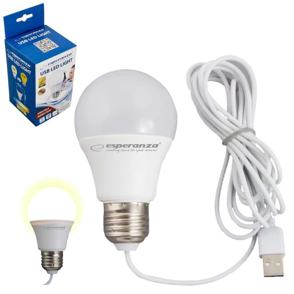 Zestaw x4 Żarówka LED Esperanza ELL170 USB 5W