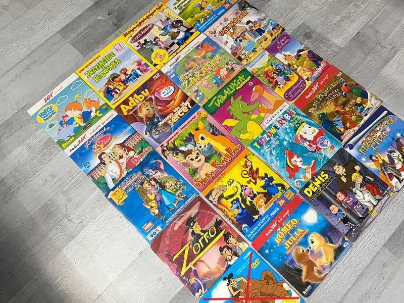 Płyty DVD VCD bajki zestaw 19 płyt Tabaluga Zorro Śpiąca królewna