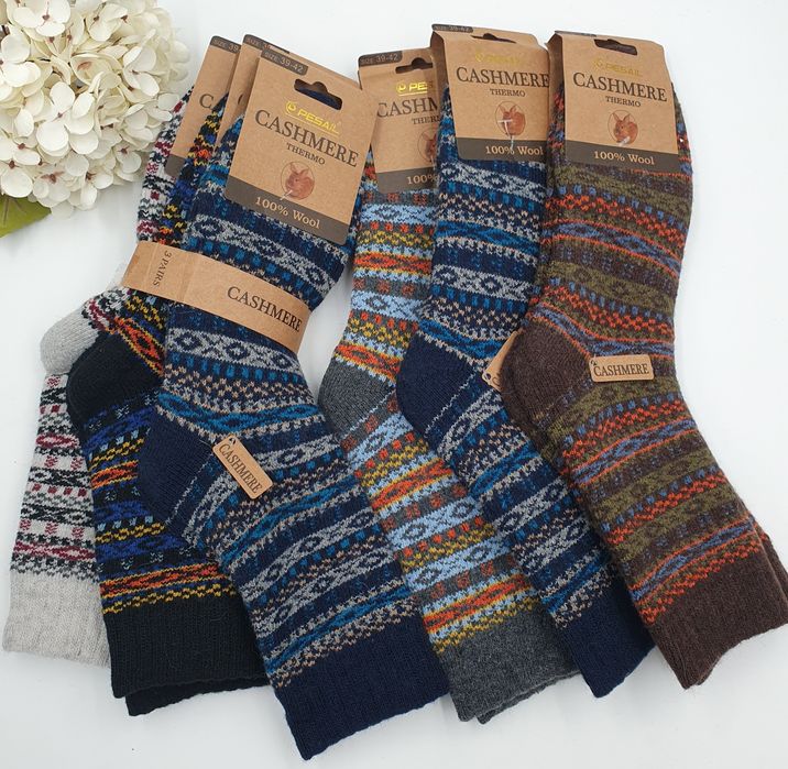 Skarpetki wełniane wełna Angora