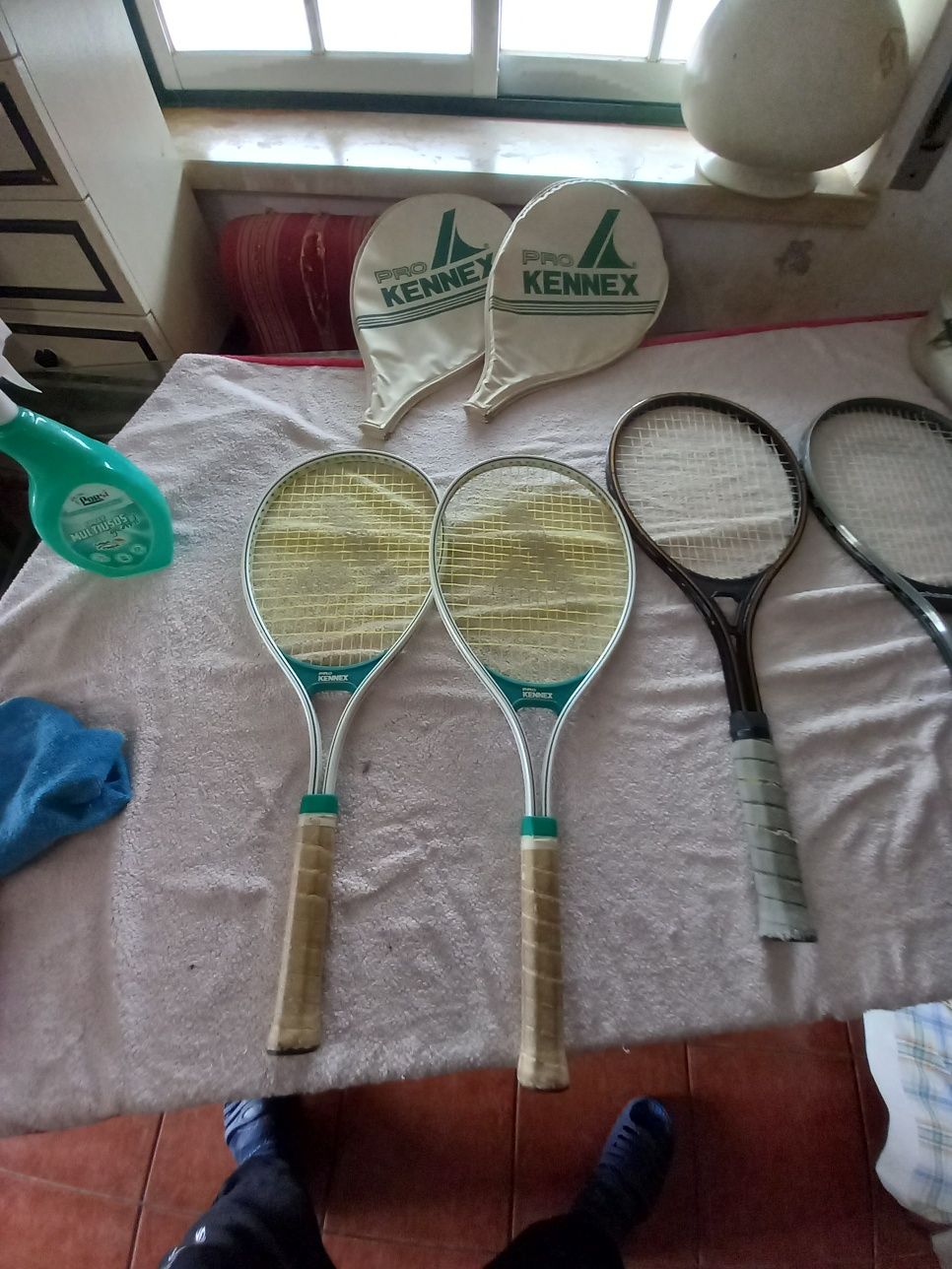 Conjunto de 4 Raquetes Squash