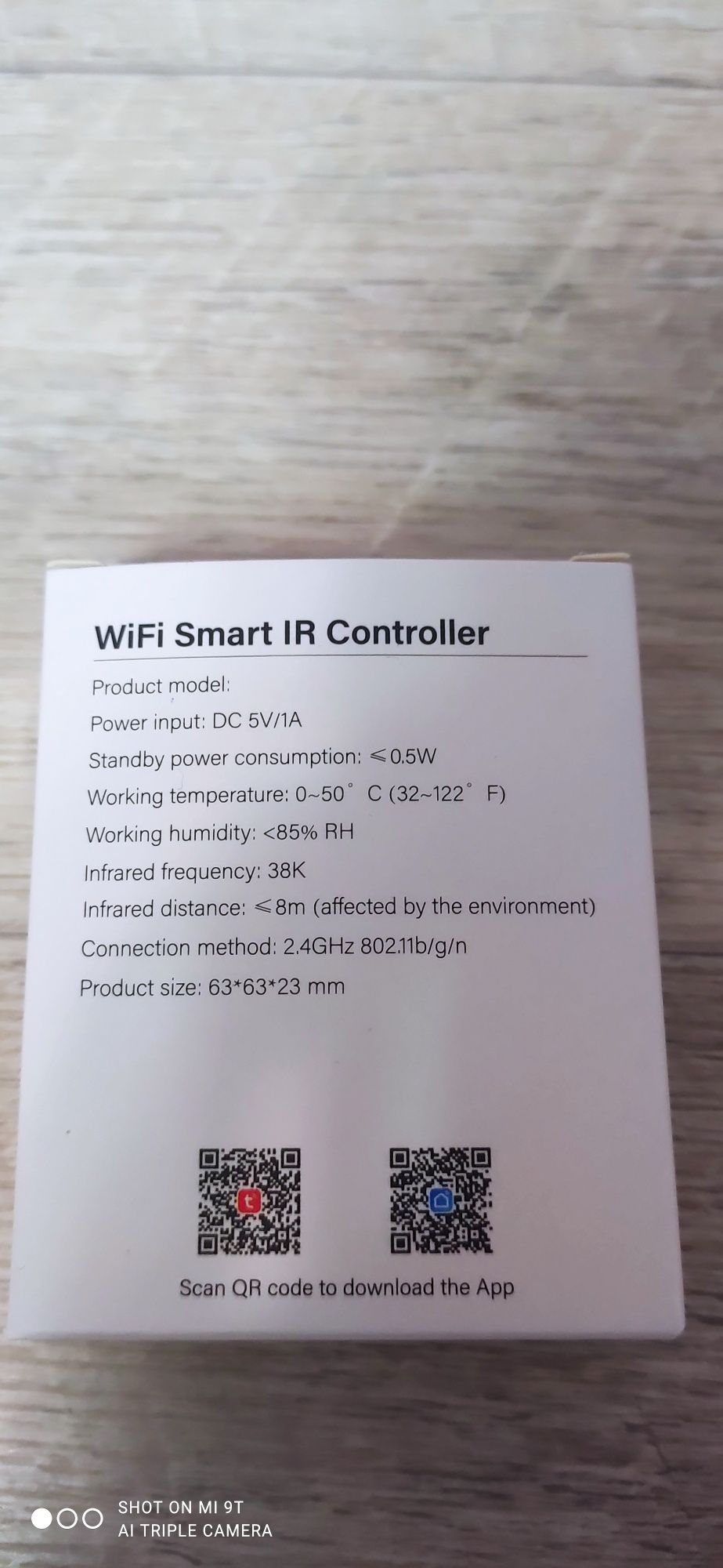 IR іч пульт Tuya Smart Life Home Assistant Bluetooth