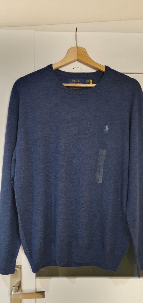 OKAZJA!!! POLO RALPH LAUREN Męski sweter roz M i XL