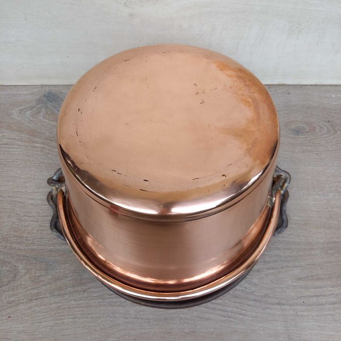 Miedziany kocioł miedziany kociołek poj. 7 litrów - miedziana kolekcja
