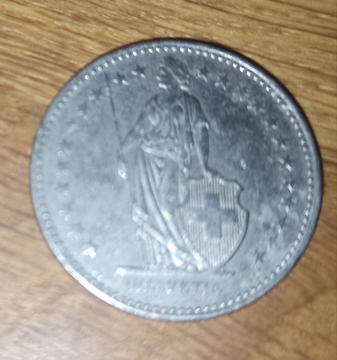 Szwajcaria 2 franki 1991