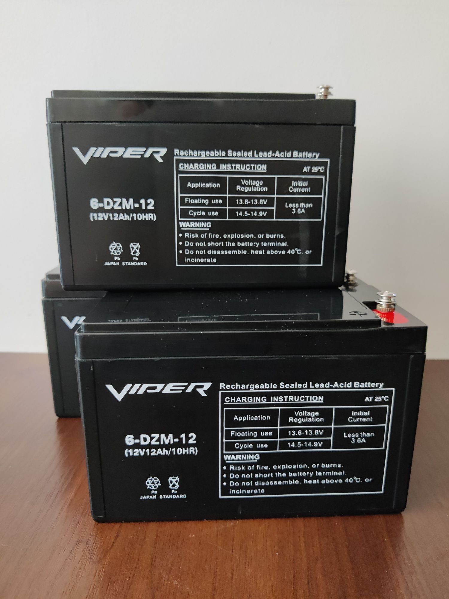 Аккумулятор  свинцово кислотный  тяговый 12v/12Ah