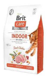 Brit Care Cat GF Indoor Anti-stress 2 кг сухой корм для кошек Брит