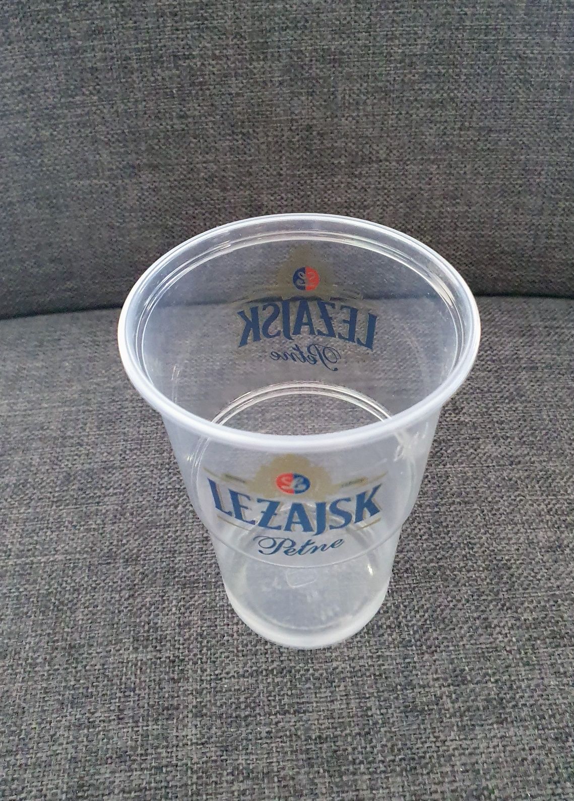 Pokal do piwa kubek plastikowy LEŻAJSK 0,4 l