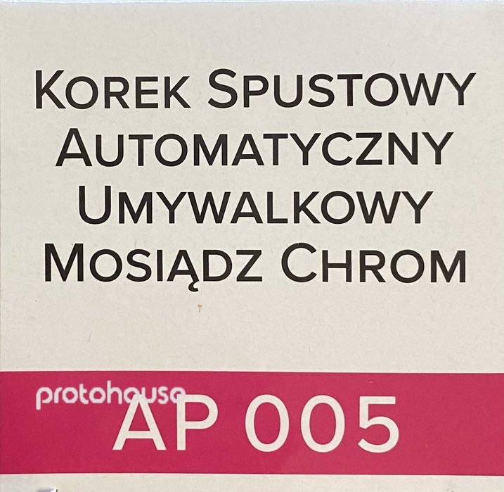 Korek klik-klak mały Dn37 z przelewem AP005, Batmix