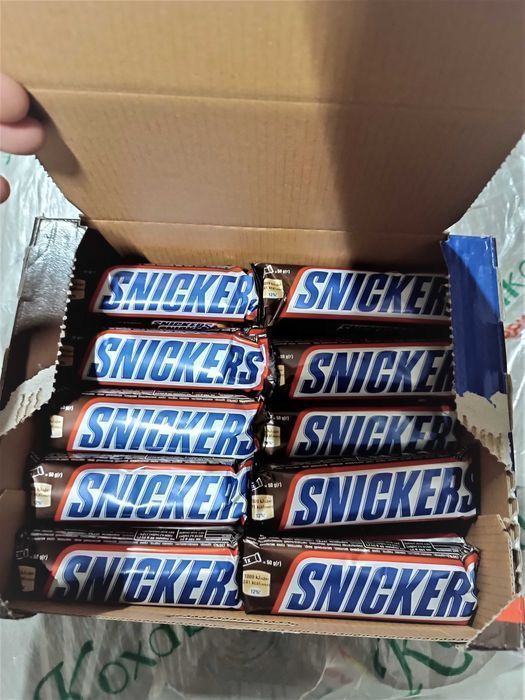 Батончики снікерс Snickers / Снікерс ОПТ