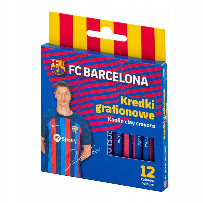 nowa wyprawka szkolna ASTRA FCBarcelona 19el. zestaw szkolny okazja fv