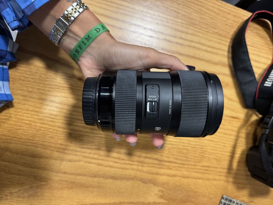 Lente sigma 18-35 mm 1:1.8 DC