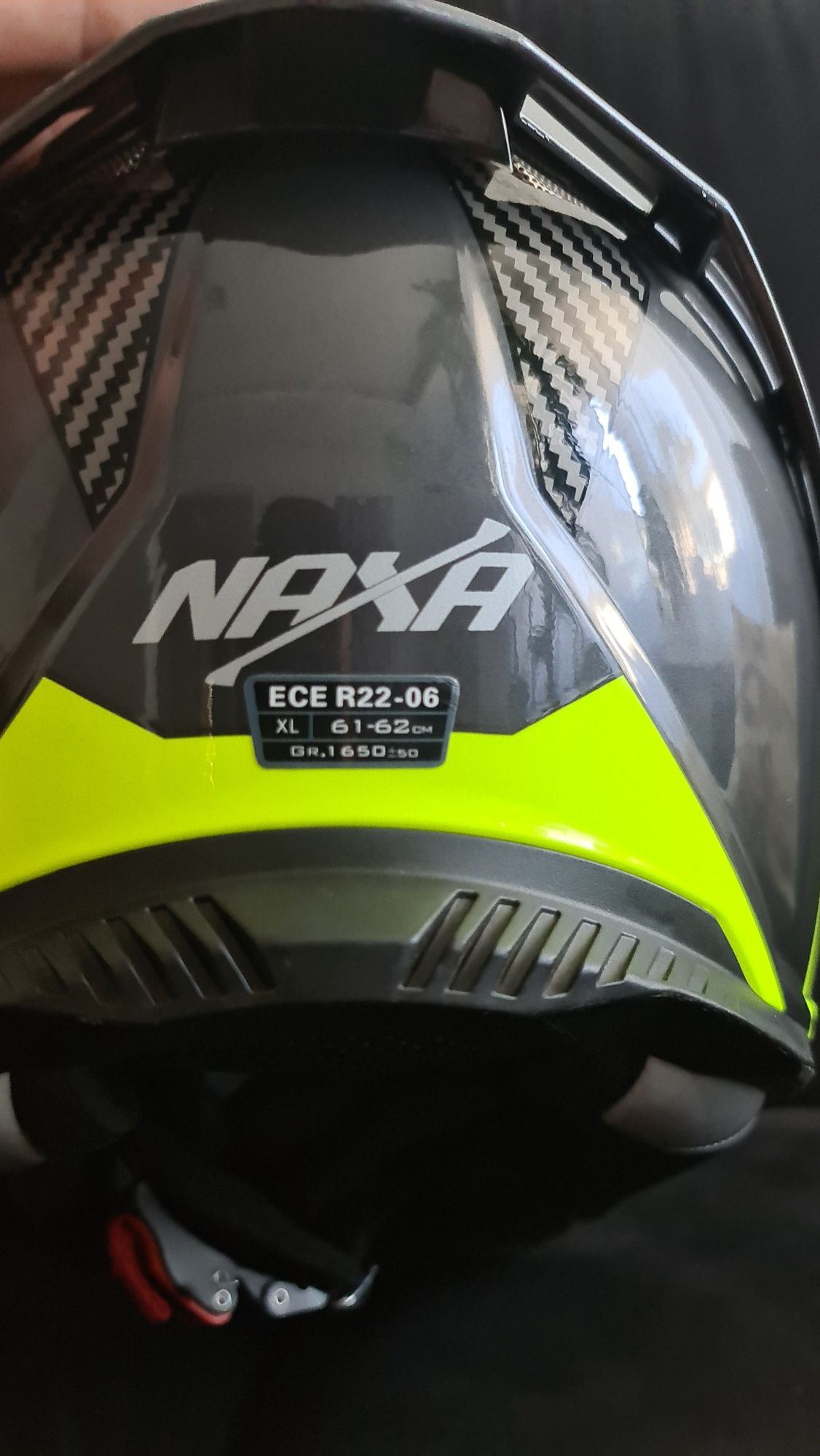 Kask Motocyklowy Integralny Naxa F32 rozmiar XL ECE 2206