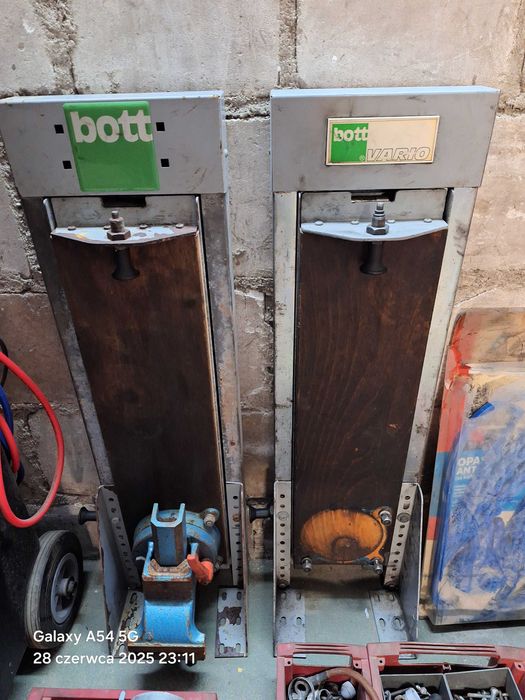 Imadło BOTT z rozkładaną podstawą zabudowa serwisowa warsztatowa