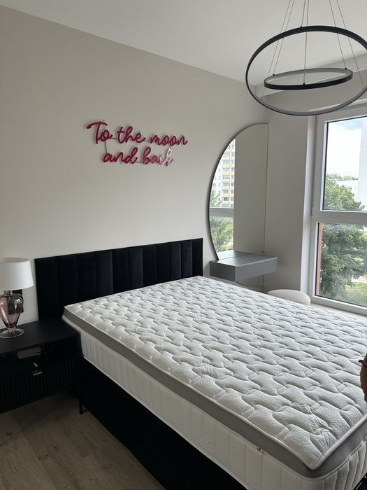 Łóżko 140x200 z pojemnikiem na pościel – NOWE, nieużywane