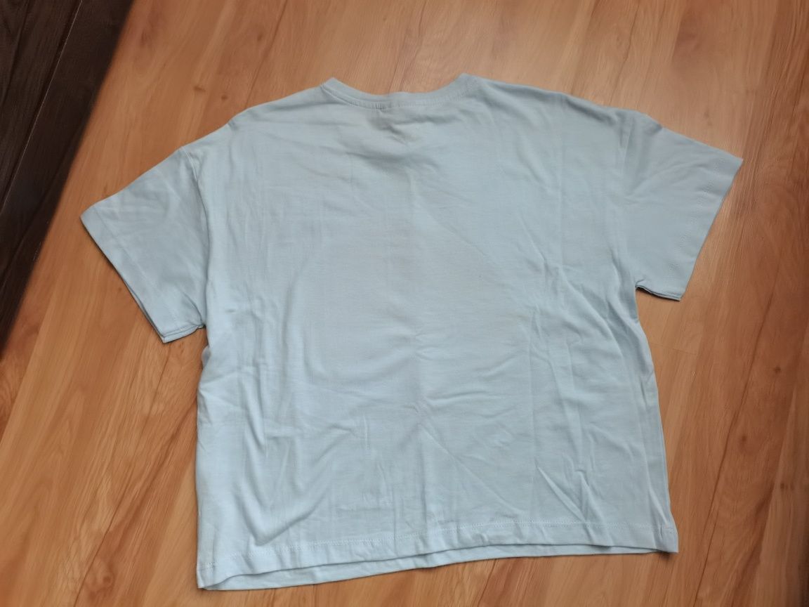 T-shirt dziewczęcy, nowy, 146/152 cm.