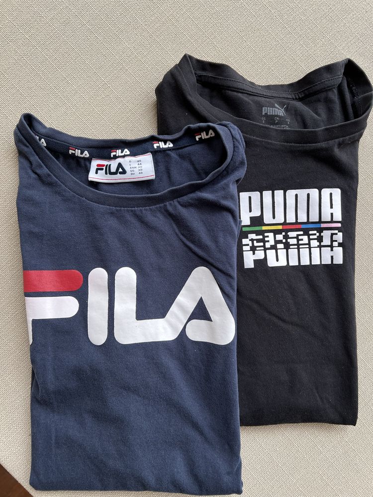 T-shirty Fila i Puma r.S