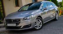 Peugeot 508 • Gwarancja w Cenie • 1.6 Diesel 120 KM • Panorama • Navi •