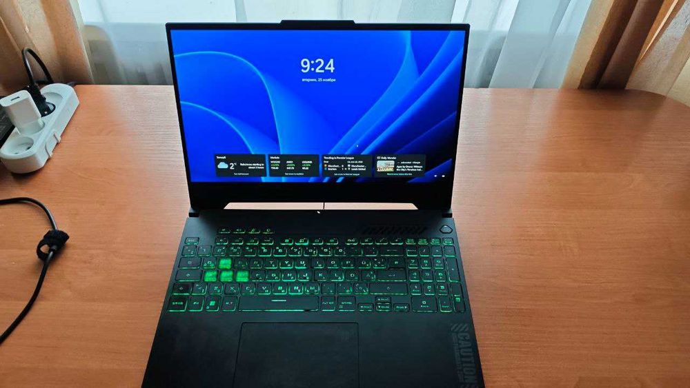 Ноутбук Asus TUFGamingF15 15.6’’ FHD 144Hz, i7-12700H, RTX 4060, 16GB