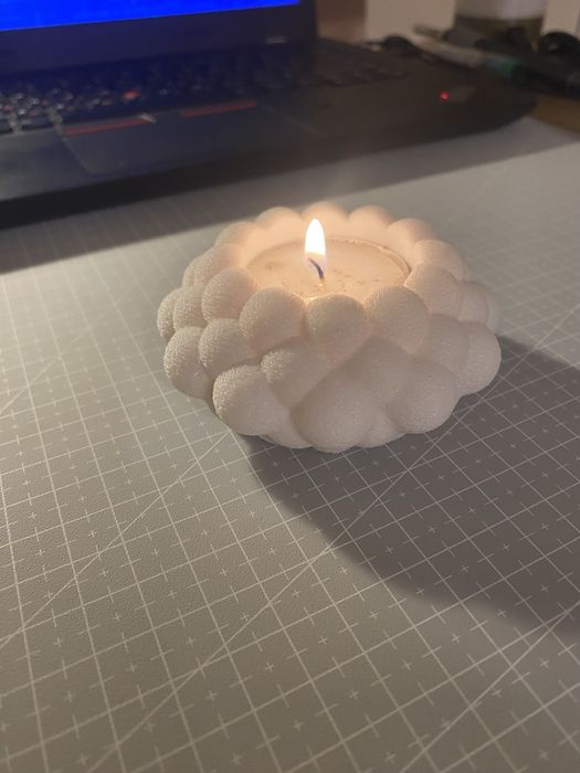 3Д друк|Підсвічник|свічка| новорічний подарунок