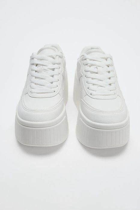 Стильні кеди кросівки на платформі 36 зара zara кроси кроссовки