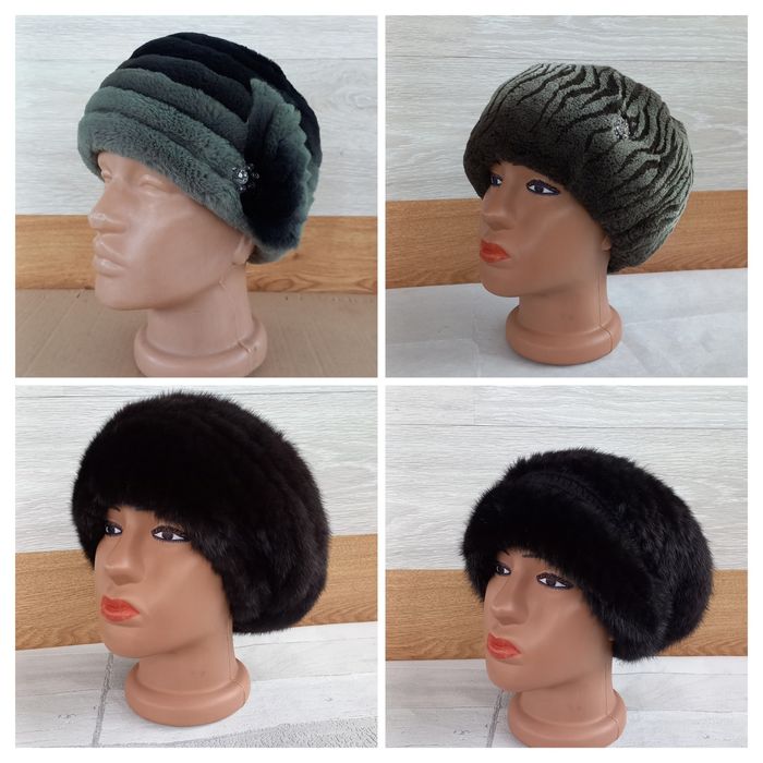 Капоры,платки,снуды,шапки-ушанки меховые женские